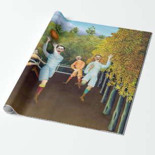 Papier Cadeau Henri Rousseau - Les joueurs de football