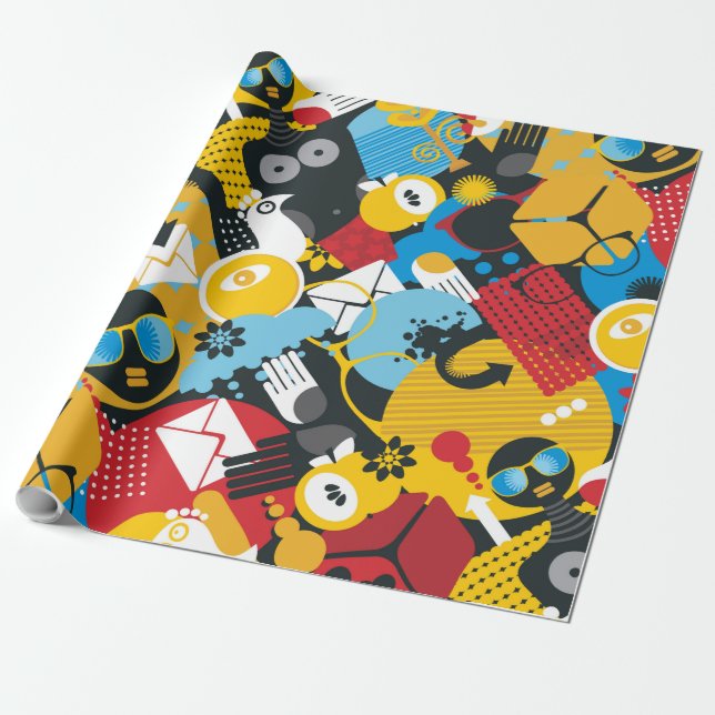 Papier Cadeau Heure d'été (Déroulé)