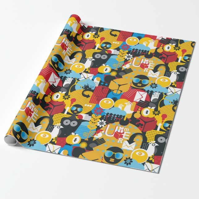 Papier Cadeau Heure d'été (Déroulé)