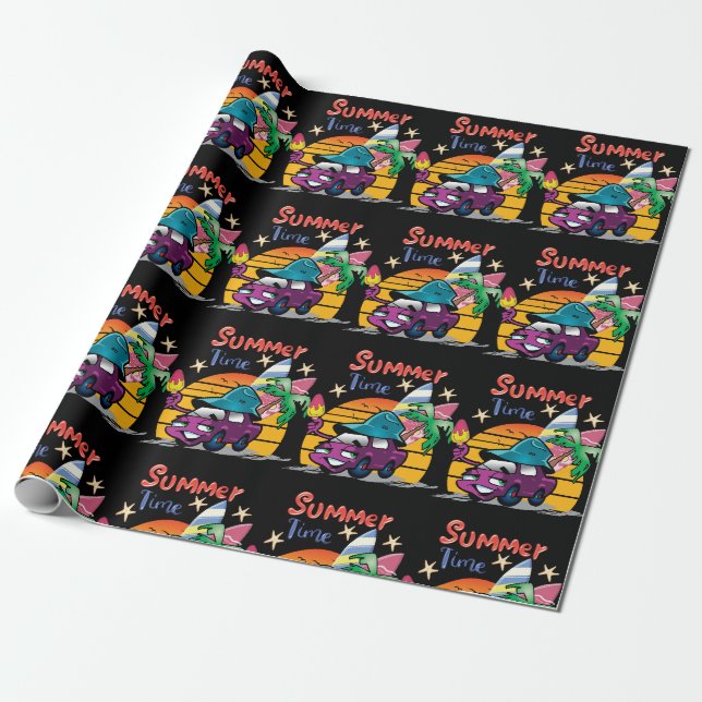 Papier Cadeau Heure d'été (Déroulé)