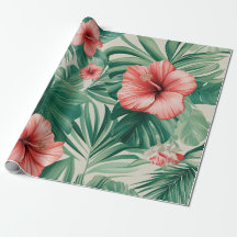 Hibiscus Tropical & Monstera
