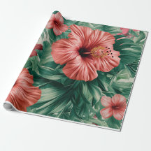 Hibiscus Tropical & Monstera
