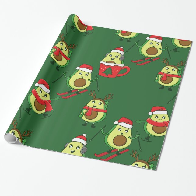 Papier Cadeau hideux de Noël avocat père Noël (Déroulé)