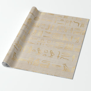 Liasse de Papier Coton Blanc - Hiéroglyphes