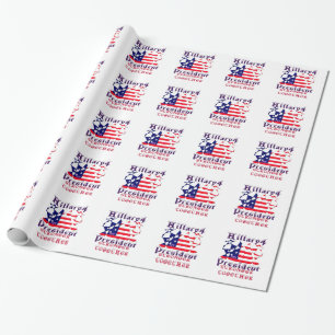 Papier Cadeau Hillary Pour le président américain Nous sommes pl