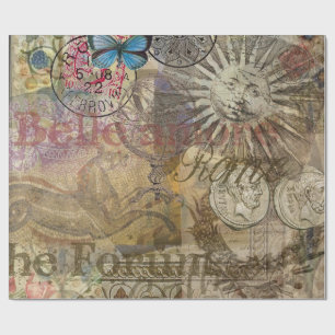 Papier Cadeau Histoire romaine Italie Voyage Vacances Ville