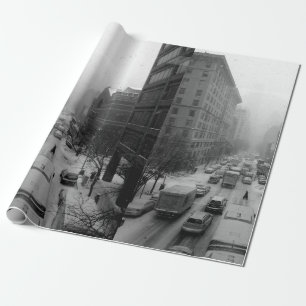 Papier Cadeau Hiver NYC