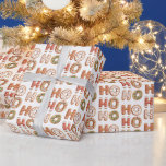 Papier Cadeau Ho Ho Ho Gingerbread Cookie Christmas<br><div class="desc">Ho Ho Ho Gingerbread Cookie Christmas</div>