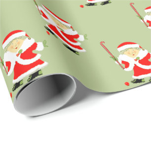 Papier Cadeau Hockey sur gazon de Noël