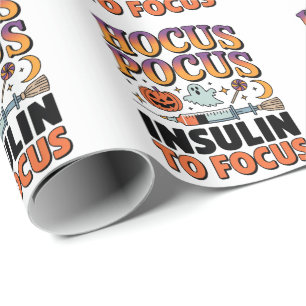 Papier Cadeau Hocus Pocus J'ai besoin d'insuline pour cibler le