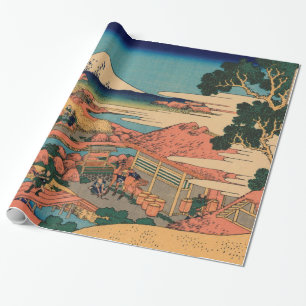 Papier Cadeau Hokusai Katsushika - La plantation de thé