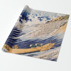 Papier Cadeau Hokusai Ocean Waves Sea Boats