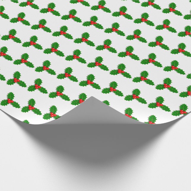 Papier Cadeau Holly (Coin)