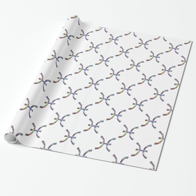 Papier Cadeau hologramme (Déroulé)