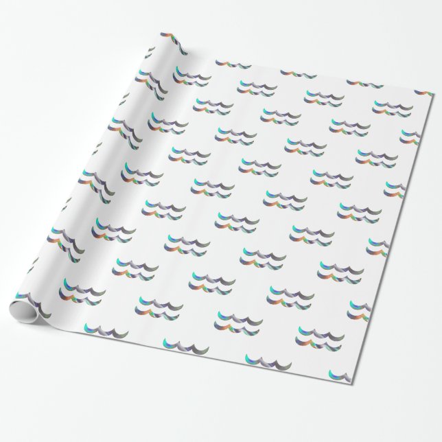 Papier Cadeau hologramme Aquarius (Déroulé)