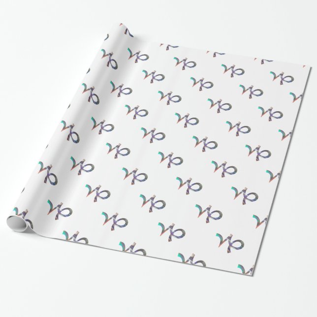 Papier Cadeau hologramme Capricorne (Déroulé)