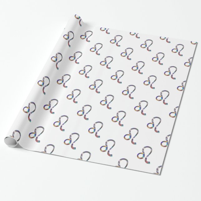 Papier Cadeau hologramme Leo (Déroulé)