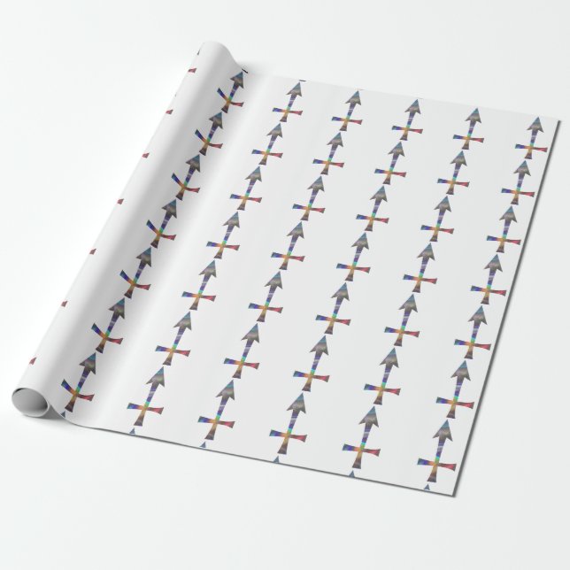 Papier Cadeau hologramme Sagittarius (Déroulé)