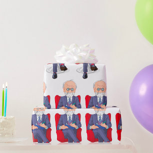 Papier Cadeau Homme prenant des notes