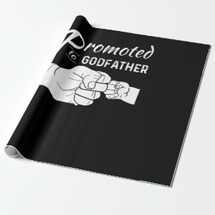 Papier Cadeau Hommes Promus À Godfather Uncle Fête des pères Cad