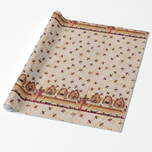 PAPIER CADEAU HONEY BEE, MAINTIEN DE L'OEUVRE - FOURNITURES DE M