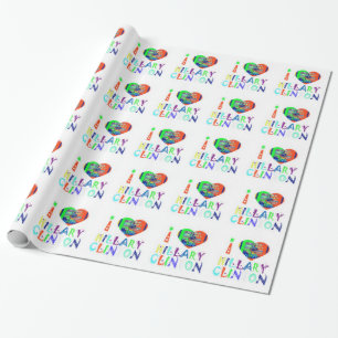 Papier Cadeau Hope Vote Blue Lovely Reflection Extraordinaire Hi