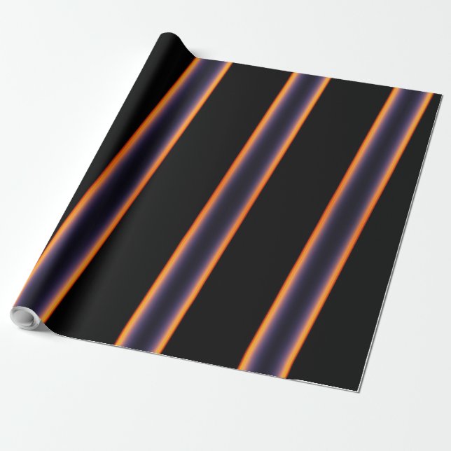 Papier Cadeau Horizon Sunset, le Motif (Déroulé)
