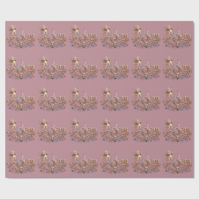 Papier Cadeau Horloge murale décorative Adam Crown (Plat)