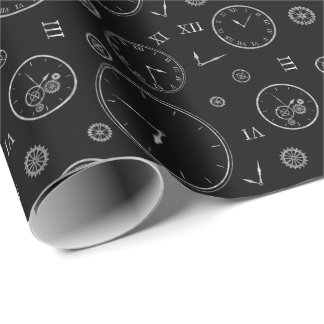 Papier Cadeau Horloges & Rouages