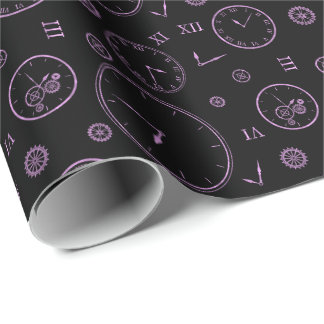 Papier Cadeau Horloges & Rouages