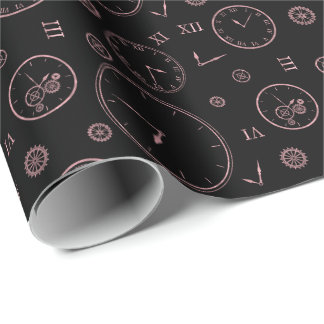 Papier Cadeau Horloges & Rouages