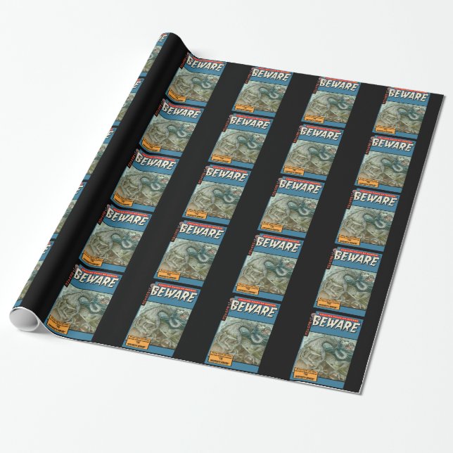 Papier Cadeau Horreur comique : Prenez garde (Déroulé)