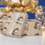 Papier Cadeau Horse Pony Christmas Snow Winter Animals Horses Wr<br><div class="desc">Le cheval à Noël avec des lumières de fées. Animaux amusants avec des cadeaux et de la neige pour les vacances. Aussi drôle pour Noël en juillet. Les chevaux sont de mignons animaux et parfaits pour Noël.</div>