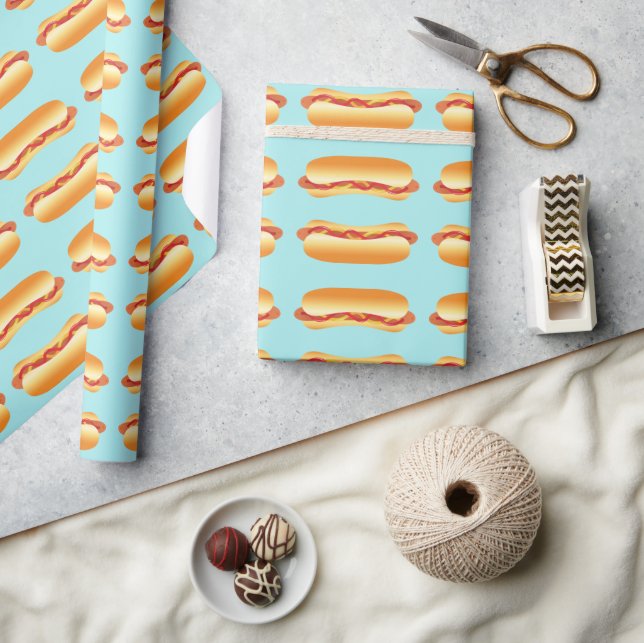 Papier Cadeau Hot Dog (Artisanat)