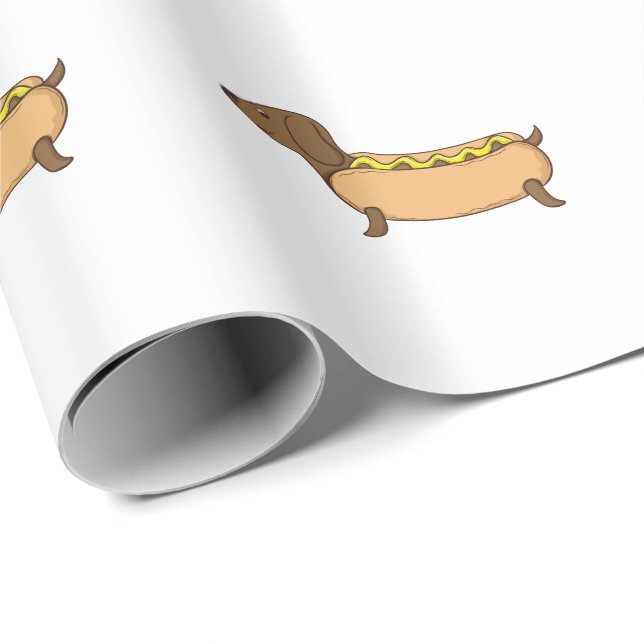 Papier Cadeau Hot dog (Coin rond)