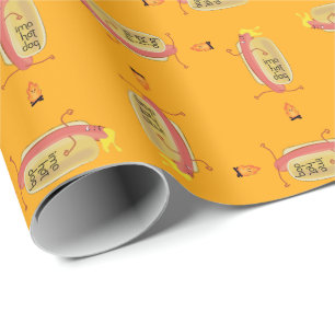 Papier Cadeau Hot Dog Oe Devil