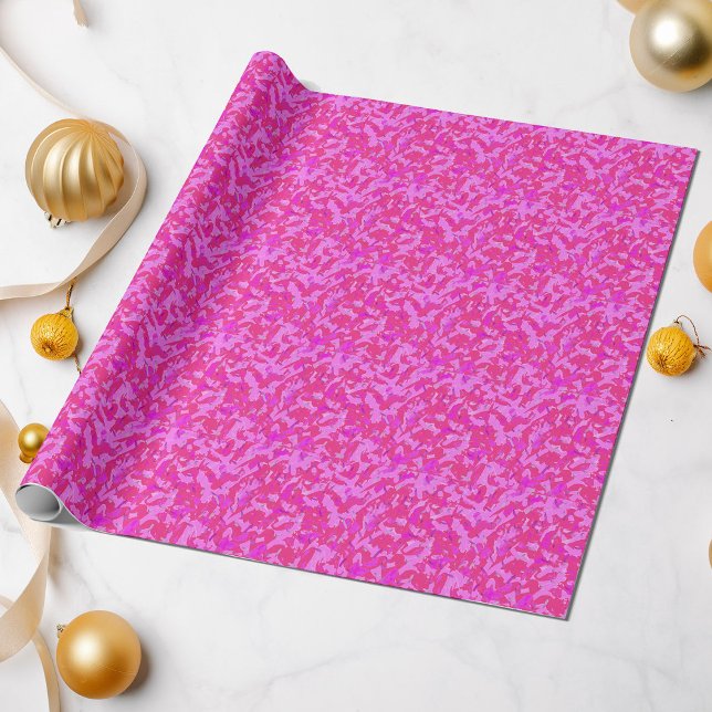 Papier Cadeau Hot rose violet Toutes les occasions Cadeau (Créateur téléchargé)