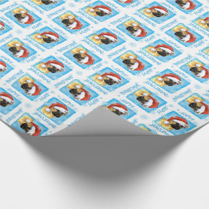 Papier Cadeau Howlidays heureux Bullmastiff