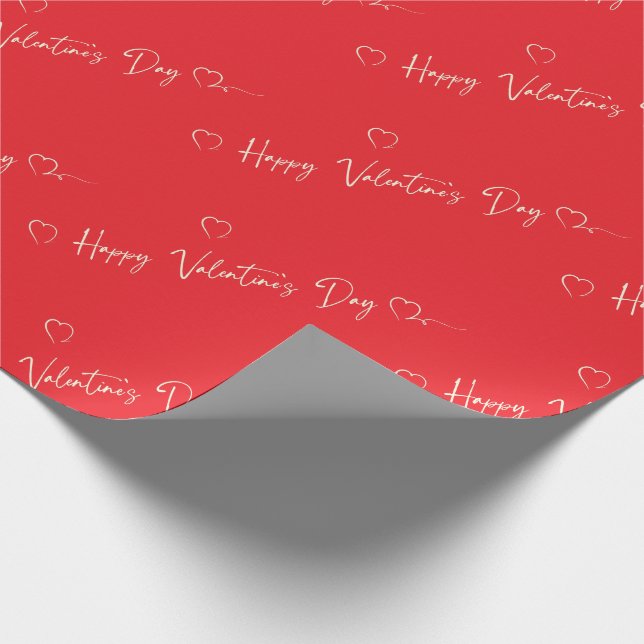 Papier Cadeau Hppy Valentine's Day gift wrapping (Coin)