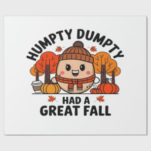 Papier Cadeau Humpty Dumpty, Drôle Thanksgiving