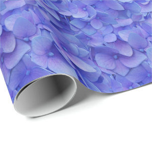 Papier Cadeau Hydrangée bleue