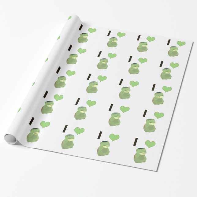 Papier Cadeau I Heart Kappa (Déroulé)