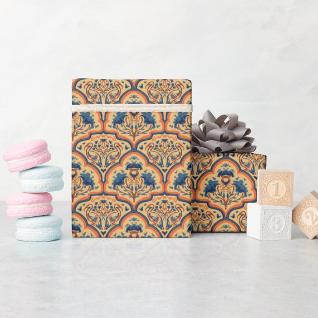 Papier Cadeau Ibis victoriens (Baby Shower)