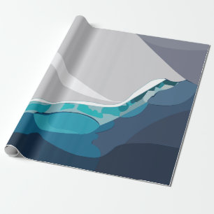 Papier Cadeau Iceberg Océan