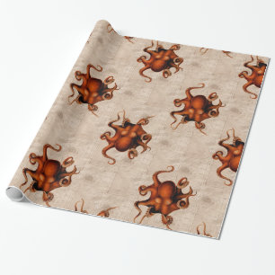 Papier Cadeau Ici il y ait des monstres