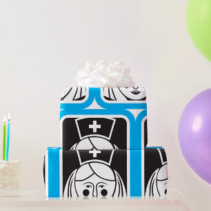 Papier Cadeau Icône d'infirmière