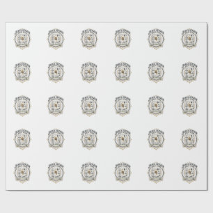 Papier Cadeau Icônes de feuille d'autocollants Jésus Icône de fe