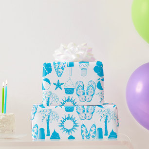 Papier Cadeau Icônes de l'été