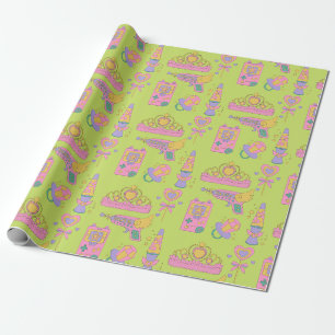 Papier Cadeau icônes rétro des années 90 motif