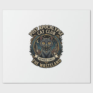 Papier Cadeau Idée cadeau pour papa de chat post apocalypse - Po